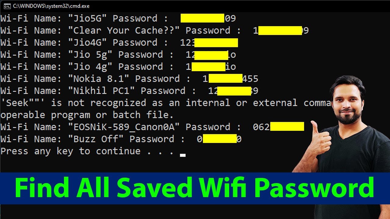 find-all-saved-wifi-password-in-1-click-youtube