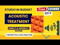 Acoustics direct  indirect sound  interference of sound  studio in budget  free course in hindi