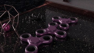 SATISFYING BLENDER ANIMATION : FIDGET SPINNERS