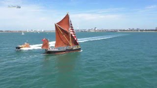 My Classic Boat.  Dismasted on a Thames Barge
