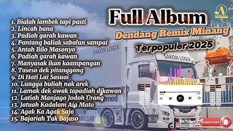 Full Album Dendang Remix Minang Populer 2025 ll Official Music 