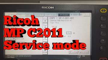 How to Enter Service Mode for Ricoh MP C2011 Printer Maintenance