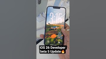 iOS 26 Developer Beta 5 Update 🔥🔥🔥 #shorts