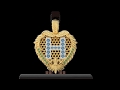 Vidéo: Pendentif 3D CAO avec lettre H