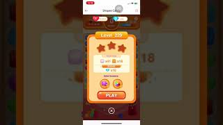 Shopee Candy Level 229 , 3 Stars Tricks