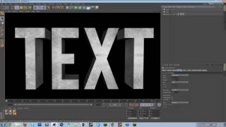 Cinema 4D: How to put Textures on your Text [Voice Tutorial]