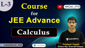 Calculus Advanced Problem | Course for JEE Advanced 2021 | IIT JEE Mathematics | by Tripathi Sir