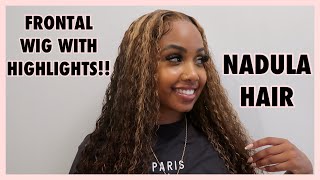 WATCH ME INSTALL HONEY BLONDE HI LIGHT WIG!! || FT. NADULA HAIR COMPANY