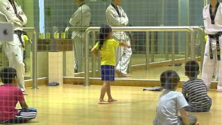 20120823 跆拳道第七課 太極一章1-4式 個人演練最佳成績