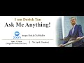 7 April 2020 &quot;Ask Me Anything&quot; Session with Derick Tan, CEO &amp; Founder of Timing &amp; You