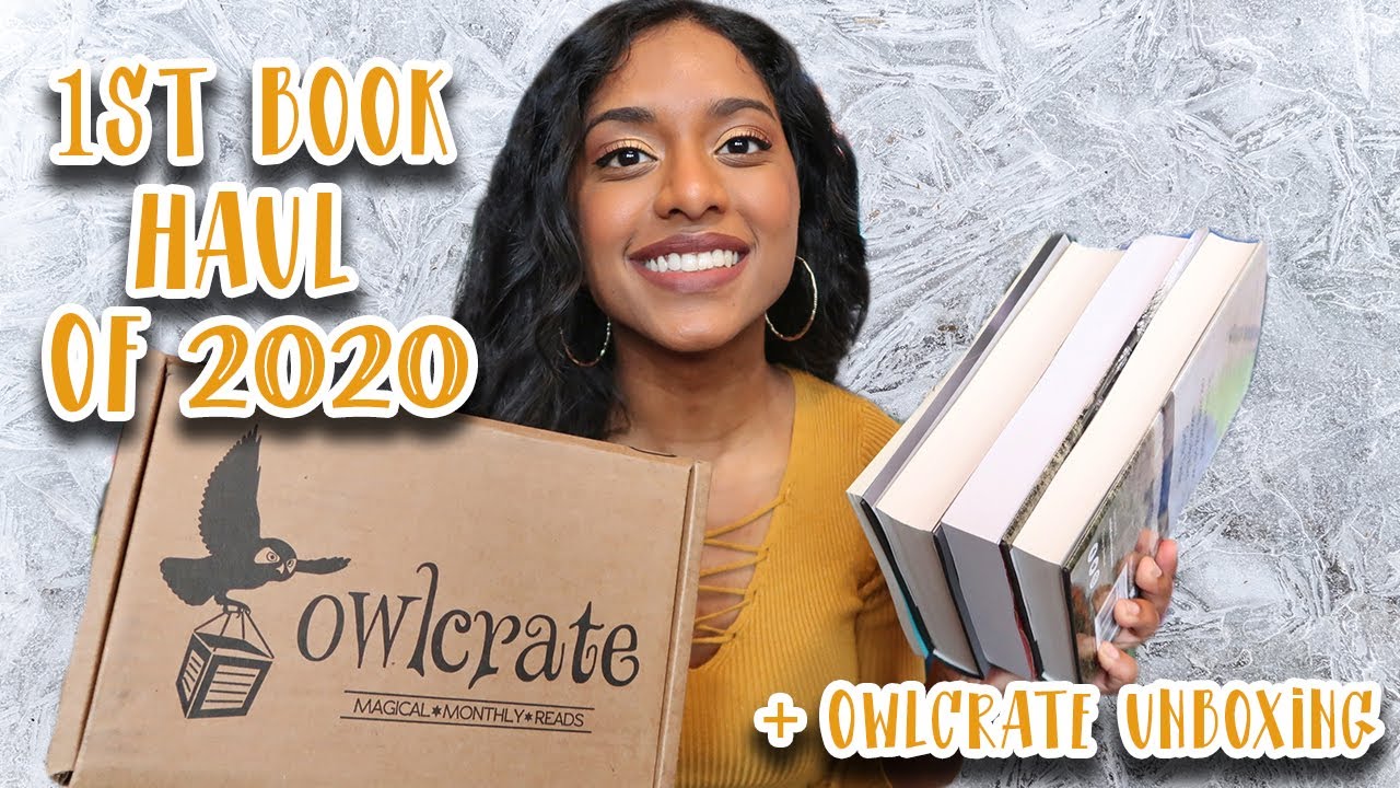 FIRST BOOK HAUL OF 2020 + OWLCRATE & BOOK OUTLET UNBOXING