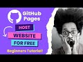 Host a Website For Free Using GitHub Pages!