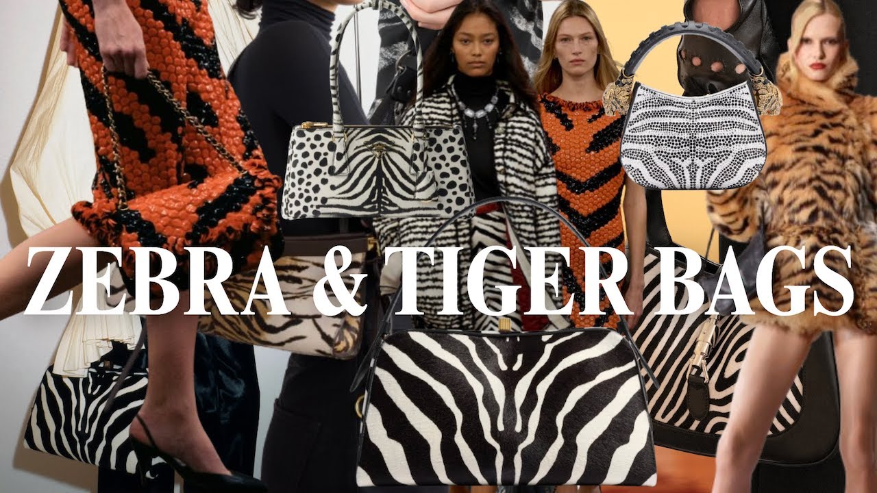 Zebra & Tiger Stripe Bags🦓🐅 The Wild Print Moment in Luxury