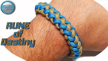 How to Make Paracord Bracelet Rune of Destiny World of Paracord Tutorial