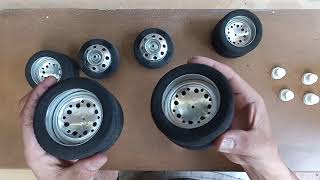 TUTORIAL - Cómo hacer Llantas para una tractomula o camión con latas de aluminio.
