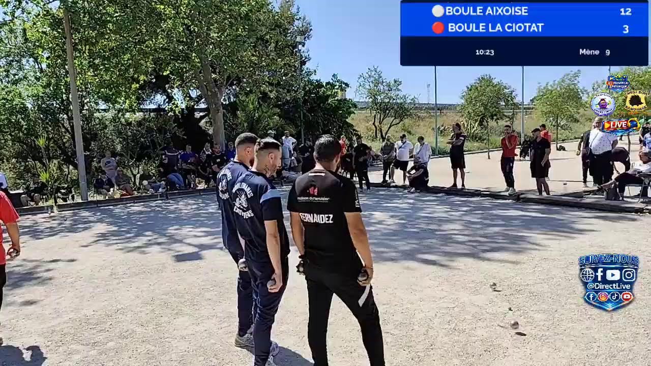 Miniature : HATCHADOURIAN, FERNANDEZ 🆚 TEFFAHI, VARAKIAN 🏆CHAMPIONNAT DÉPARTEMENTAL PÉTANQUE DOUBLETTE SENIORS