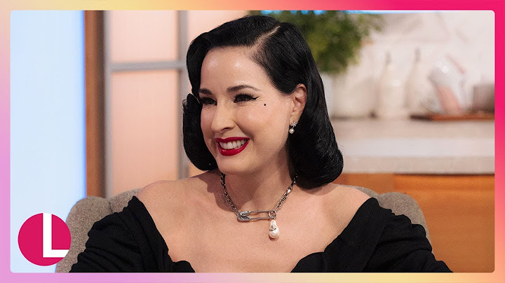 Dita Von Teese on Taylor Swift and Looking Fab in Her Fifties | Lorraine