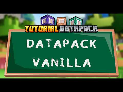 Como entrar al DATAPACK VANILLA de MOJANG | Tutorial Datapack