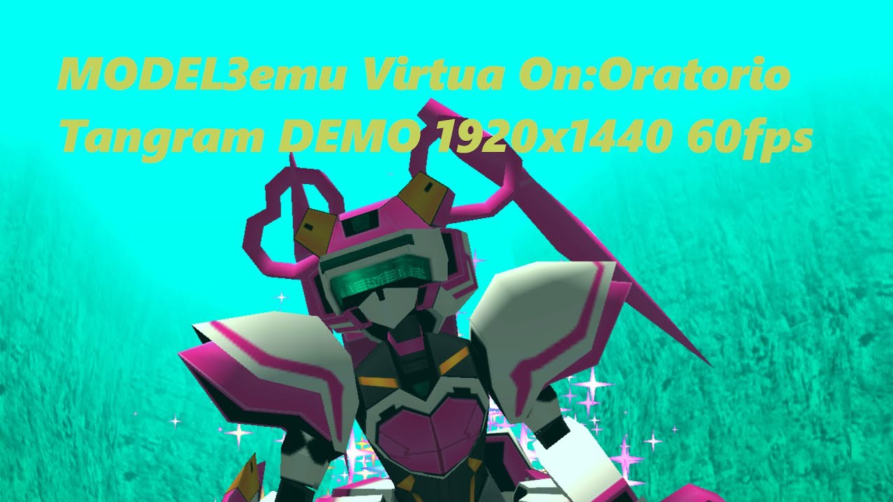 MODEL3 Virtua On 2: Oratorio Tangram DEMO 1920x1440 60fps
