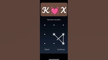 Pattern of KX Love 💓💓💓...#lock #couples #lockscreen #love #pattern