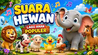 Suara Hewan 🐶🐱🐮 | Lagu Anak Indonesia | Belajar Suara Binatang yang Seru