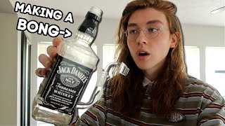 day in my life vlog + DIY bong