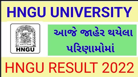hngu letest Result 2022 - hngu result  today - ba sem - 1 result Hngu - update Hngu
