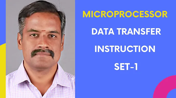 Data Transfer Instruction Set of 8085-1