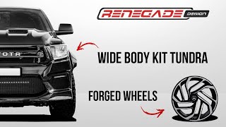 Wide body kit TUNDRA / FORGET WHEELS