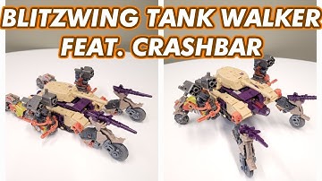 Transformers Legacy Blitzwing and Crashbar Tank Walker @HelpfulPip