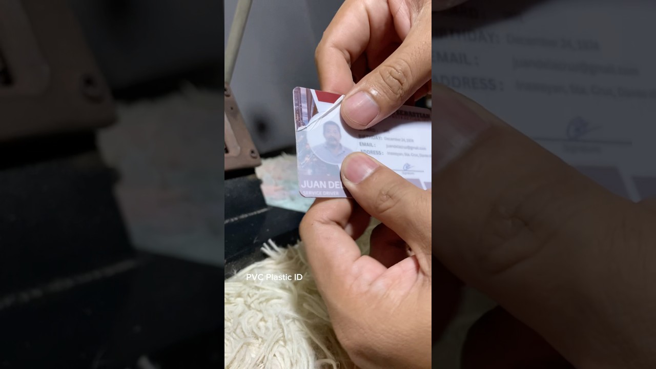 PVC Plastic ID Printing 