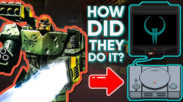 Quake II PlayStation 1 port was a MIRACLE, here