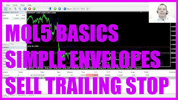 LEARN MQL5 TUTORIAL BASICS - 116 SIMPLE ENVELOPES SELL TRAILING STOP