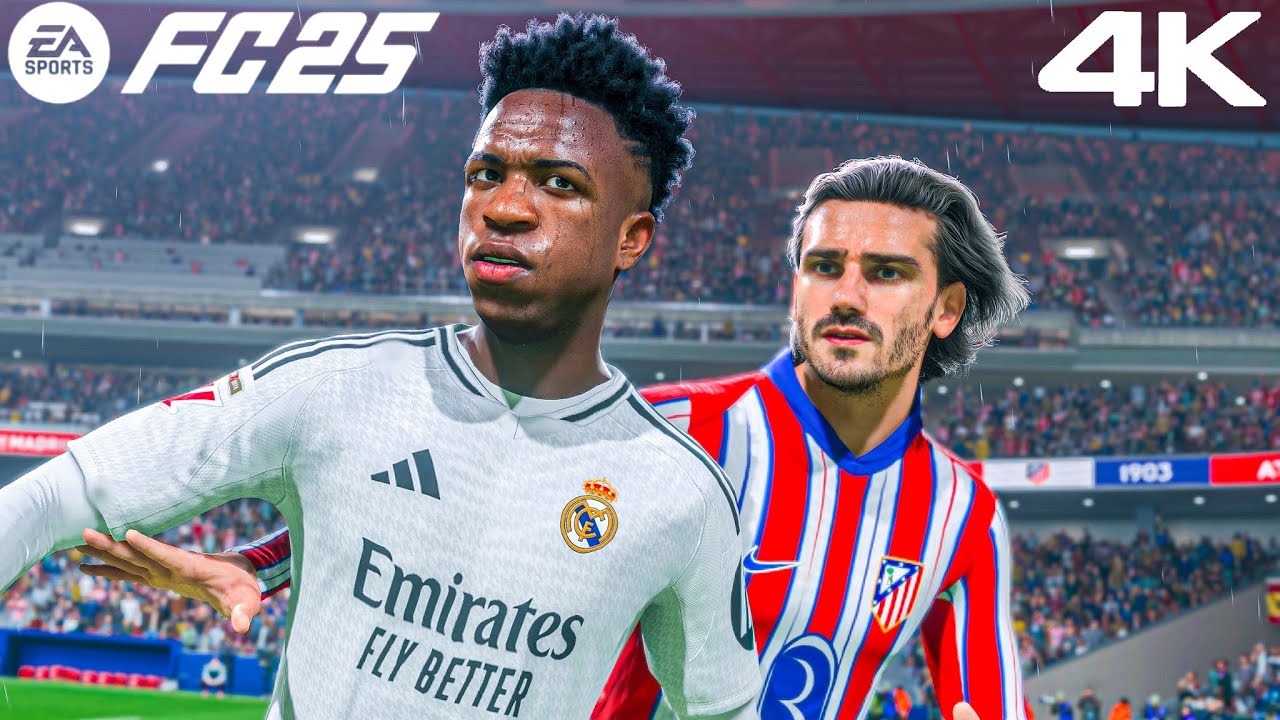 FC 25 - Atletico Madrid vs Real Madrid | La Liga Gameplay 4K - YouTube