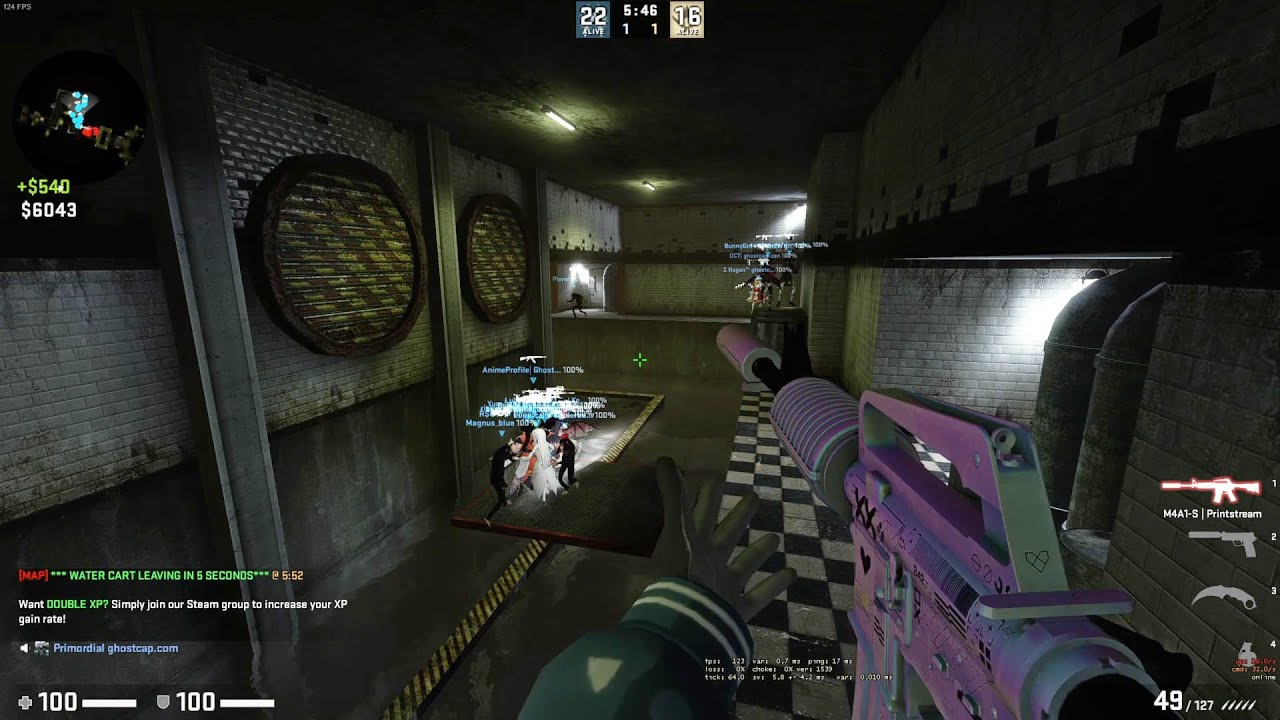 CSGO ZOMBIE ESCAPE ze_elevator_escape_p3 On Ghostcap - YouTube