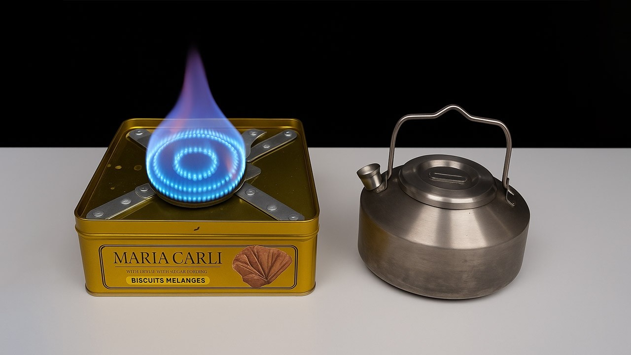 Billions of people don't know this secret! How to make the ultimate portable stove from tin cans