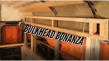Building Bulkheads in a Skoolie - Bus Conversion EP.12