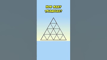 How many triangles do you see? #riddle #puzzle #quiz