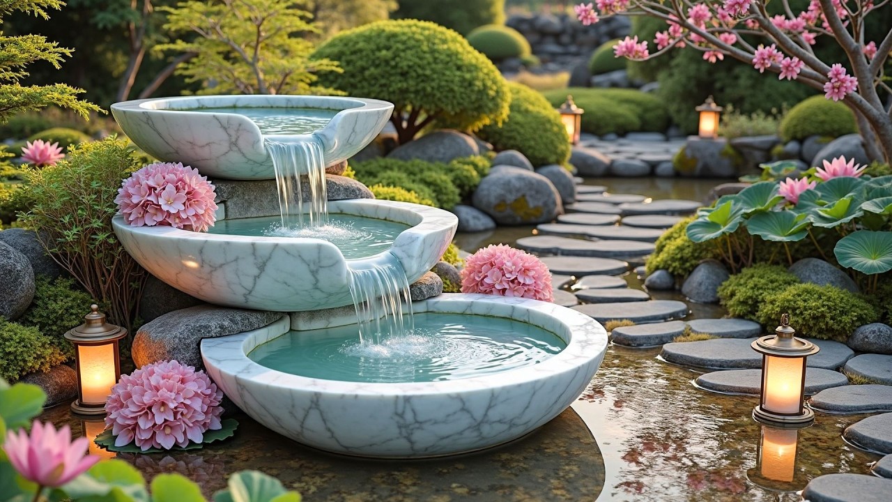 Relaxing Spa Music - Beautiful Peaceful, Calm Music, Meditation, Nature Sounds, Bamboo Water Sounds