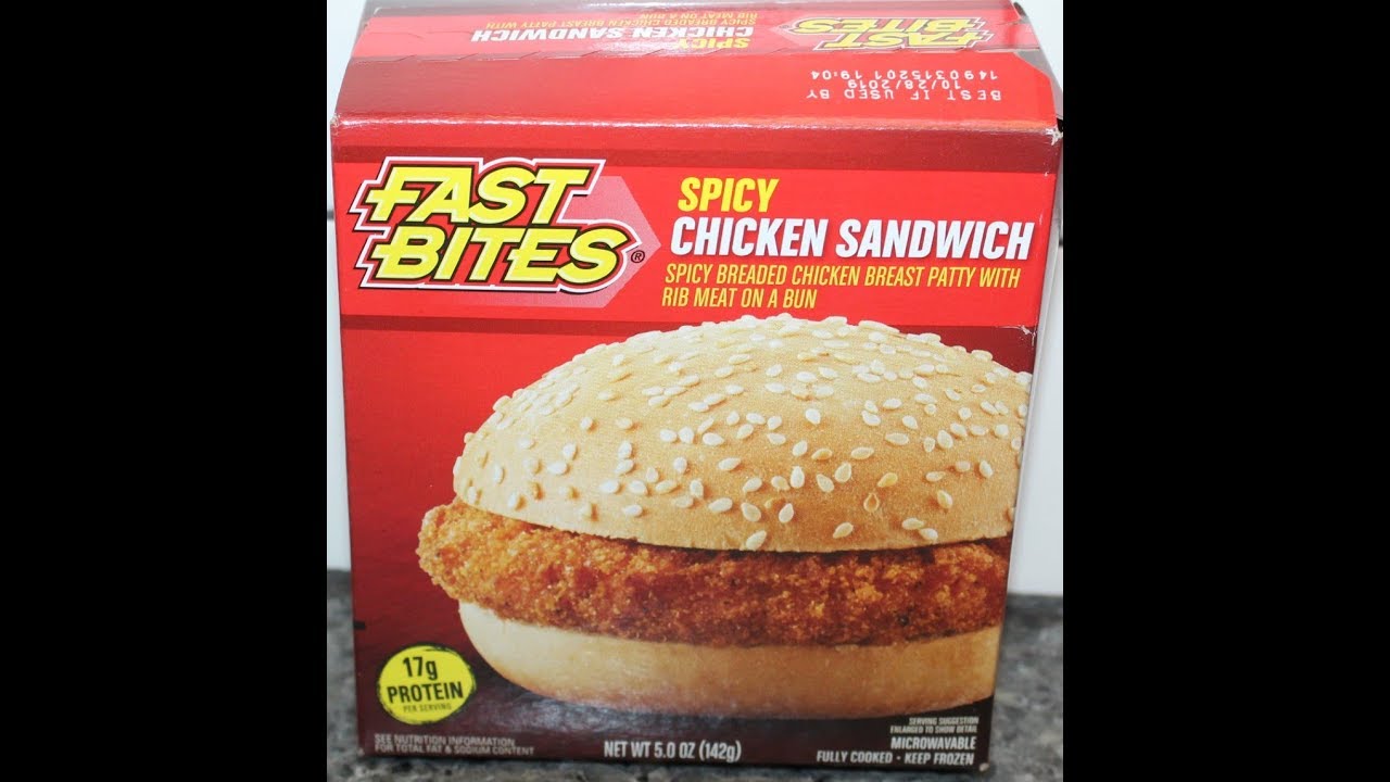 Fast Bites Spicy Chicken Sandwich Review YouTube