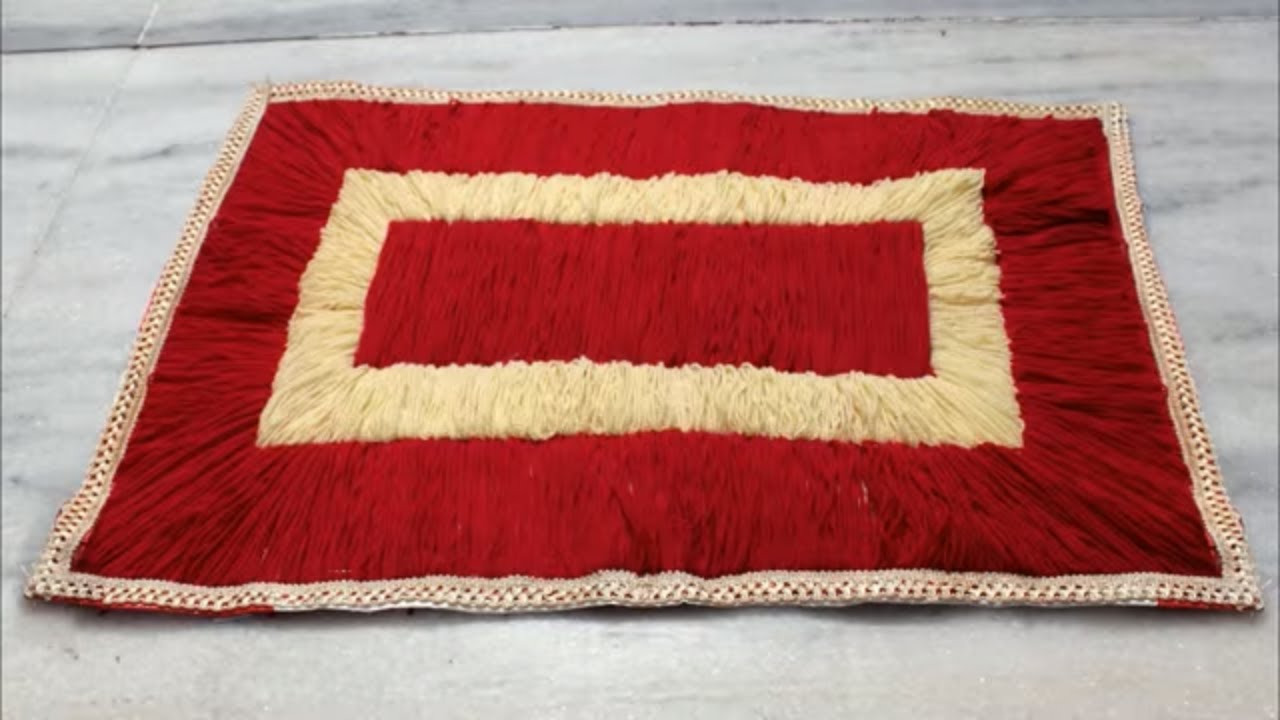 Easy and Fast Doormat Making At Home Handmade Doormat DIY How