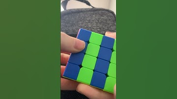 Checkerboard Pattern on a 4x4 Rubik’s Cube #viral #subscribe #cubing #cubingshorts
