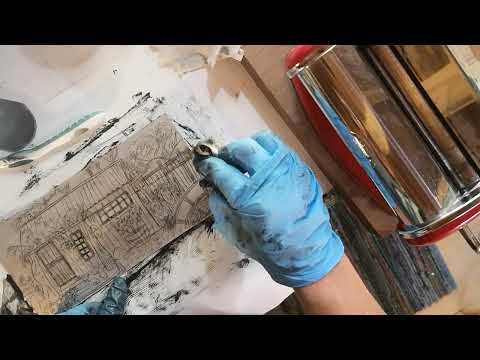Printing Drypoint Intaglio