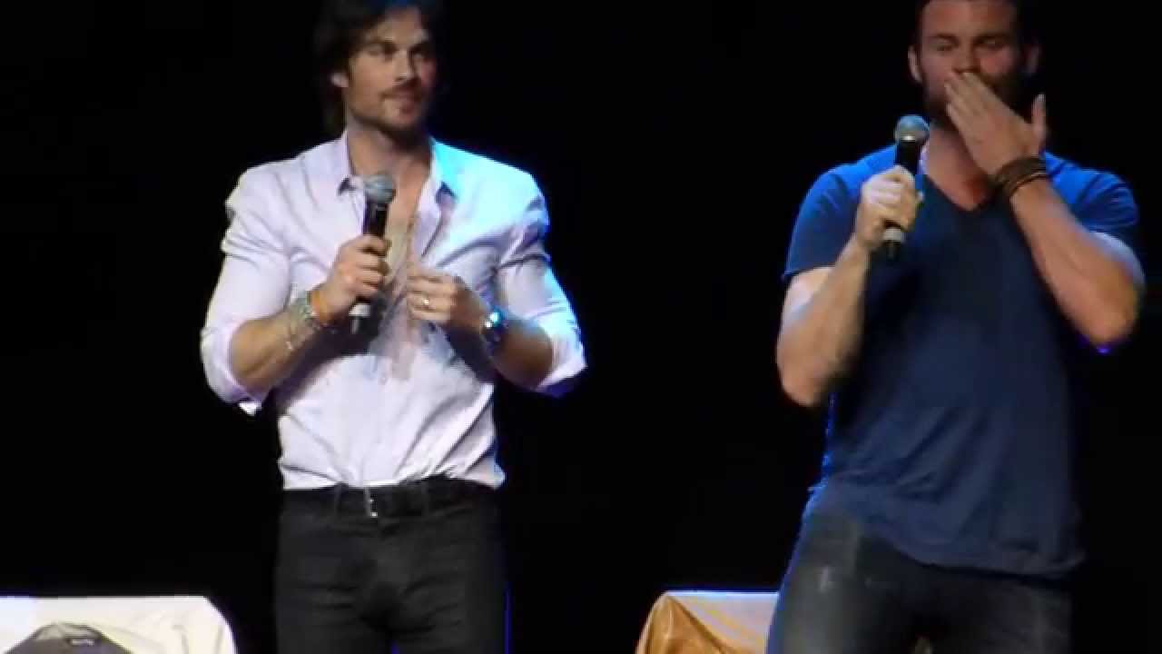 Ian Somerhalder and Daniel Gillies at Bloody Night Con Brussels
