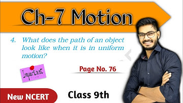 Question 4 on page number 76 Motion Class 9 Science New NCERT  || By Rajeev Kumar