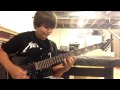 Metallica  master of puppets kirk hammet guitar solo cover