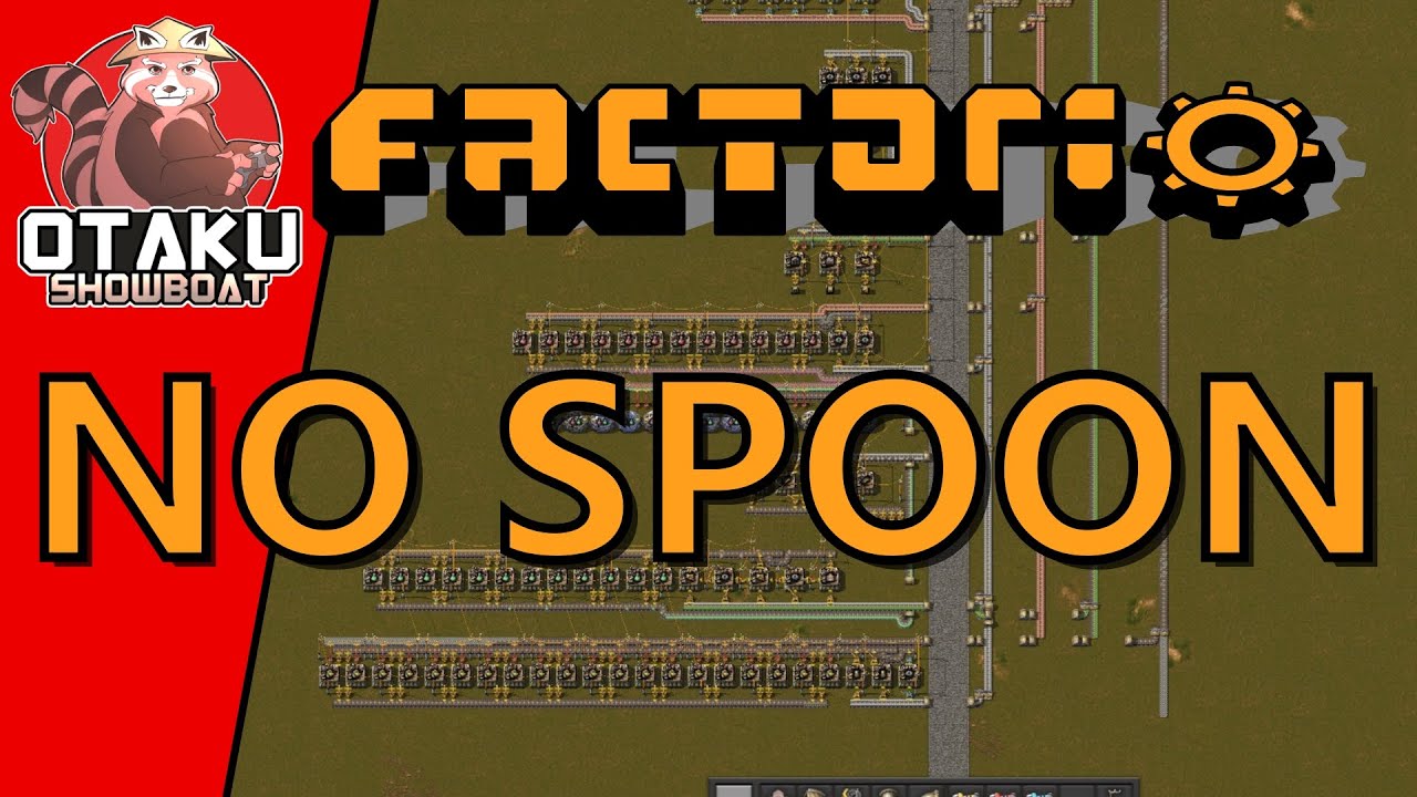 Day 1 | THERE SHALL BE NO SPOON | 1.1 | Vanilla Factorio No Spoon ...