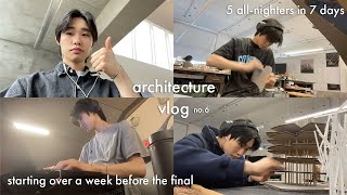 what finals season is like for america’s most sleepdeprived major  [college architecture vlog no.6]