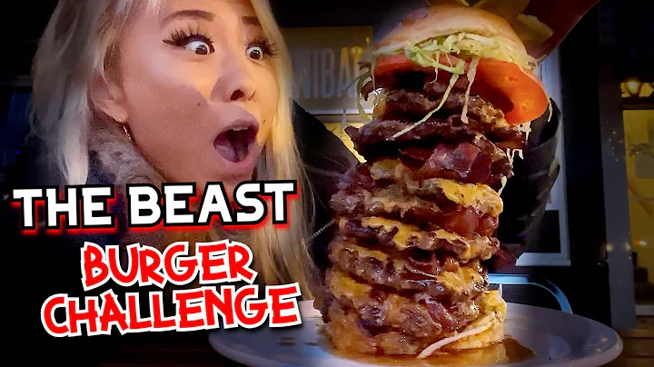 THE BEAST BURGER CHALLENGE at The Cannibal Cafe in...