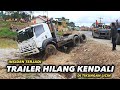 Kasihan Sekali - Truk Gandeng Tronton  Nyemplung Ke Kolam Ikan